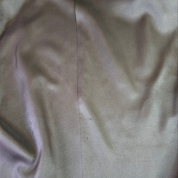 Givenchy Vintage Single Breast Tailored Pinstripe Blazer in Blue and Tan Sz 39S - Picture 15 of 16